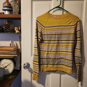 Brooks Brothers Fair Isle Merino Wool Sweater